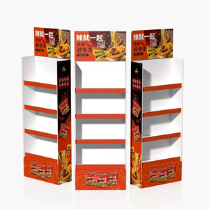 Grosir rak Display promosi untuk Supermarket Retail menampilkan coklat makanan ringan mie instan dan desain berdiri Lantai - Product Image 1