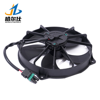 Ventilateur de refroidissement de radiateur en plastique HES VA75-A101-90A 12V pour VTT, 5500 tr/min, 2 broches, ajustement universel pour Polaris 2413007, débit d'air élevé, garantie 1 an