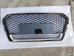 Chất lượng cao xe A4 S4 sợi carbon tổ ong phía trước nướng <span class=keywords><strong>rs4</strong></span> phong cách nhìn phía trước Bumper nướng cho Audi A4 S4 B9 2017 2018 2019 - Product Image 3