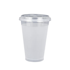Vaso desechable de 1000 ml, moldeado por inyección de PP, con tapa a presión para bebidas frías, diseño de logotipo personalizable - Product Image 1