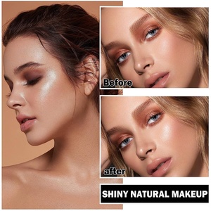 Illuminante <span class=keywords><strong>Viso</strong></span> a Lunga Durata Effetto Glow in Polvere Compatta/Illuminante all'Ingrosso Personalizzato Miglior Mini Illuminante Singolo per Guance - Product Image 4