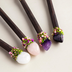 En gros, Pointes de cristal naturel, Pierres roulées, Sceptre magique, Baguette de guérison en cristal, Fait main, Cadeau pour enfant, Cosplay - Product Image 6