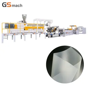 Plastic PP PS sheet extruder machine for package PET high transparent sheet making machine