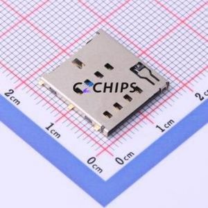 XKSMO-072-P9 SIM Card Connector SMD Connector Self-Return Type Micro SIM Card Card Holder With Card Detection - Product Image 1