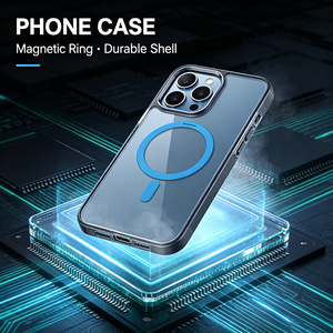 เคสโทรศัพท์ใสแบบแม่เหล็กสำหรับ iPhone 17 16 15 14 13 12 11 Pro Max ป้องกันแรงกระแทก รองรับการชาร์จไร้สาย - Product Image 6