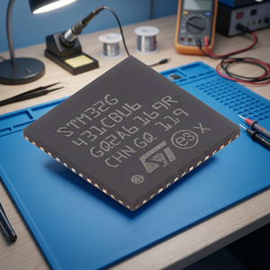 Microcontroladores ARM STM32G431CBU6 UFQFPN-48, MCU Cortex-M4 de 170 MHz, 128 Kbytes de Memoria Flash, Acelerador Matemático, Análisis Medio - Product Image 2