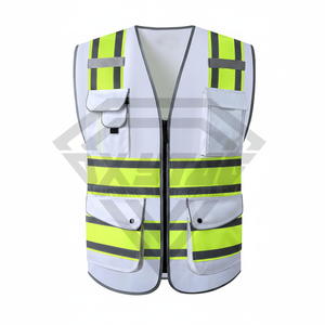 Chaleco de seguridad de algodón cómodo y moderno, ropa de protección ignífuga de diseño reflectante de alta visibilidad personalizada a precios asequibles - Product Image 1