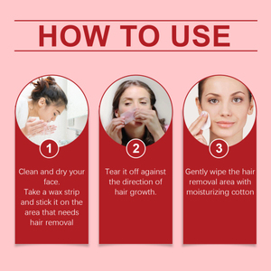 La <span class=keywords><strong>cera</strong></span> suave OUHOE Rose hidrata suavemente la depilación facial refrescante, limpia y suave de labios - Product Image 5