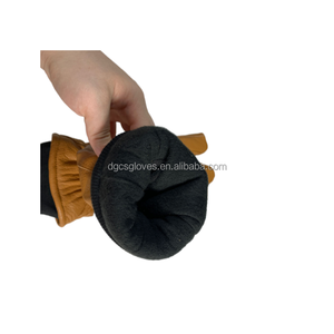 Guantes de Seguridad de Cuero Vacuno y PU para <span class=keywords><strong>Mujer</strong></span>, Invierno 2025, 30 cm, Sin Polvo, Duraderos y Antideslizantes - Product Image 6