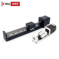 UMOT Mini 24V CNC Riel Lineal de 2 Ejes Mesa XY Sistema de Posicionamiento Lineal Motorizado Brazo Robótico Industrial para Dispensador Robótico