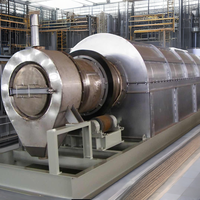 Sécheur rotatif à haute température en acier inoxydable pour le traitement chimique et alimentaire, séchage de la poudre de catalyseur FCC