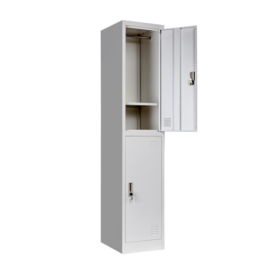 Стальная мебель, оптовая продажа, стальной 2-Ярусный шкафчик, 2 двери, металлический шкафчик, шкаф