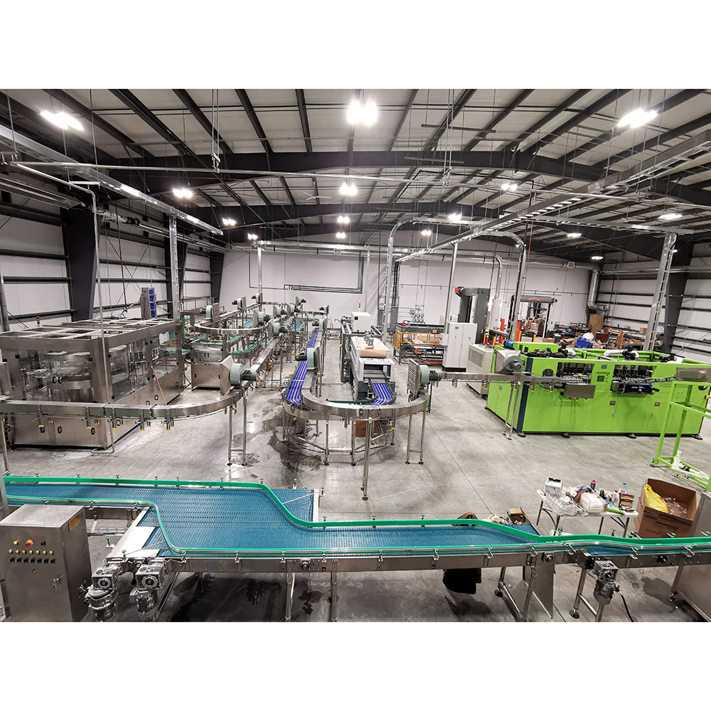 Полностью автоматическая машина для розлива ПЭТ бутылок чистой минеральной воды линейное оборудование