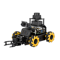 Voiture robotique IA ClawPi ROS2 Raspberry Pi 5 Mecanum avec LiDAR SLAM, vision IA, OpenClaw et LLM multimodale