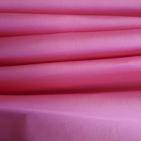 Tissu Popeline 100% Coton Uni Effet Soie 60S*60S 110*110 Respirant Léger Raffiné Tissé pour Chemises Jupes Robes
