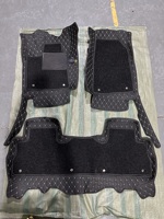 Alfombrilla de Coche Personalizada Antideslizante de Doble Capa de PVC y Cuero para Todo Clima, OEM ODM, para Toyota Prado/BMW/HONDA