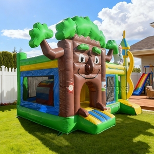 Bounce House Commercial Outdoor Tree Bouncy Castle Kids Jumping Castle with Slide Mini Jumping Castle for Kids - Product Image 1