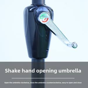 <span class=keywords><strong>Demi</strong></span>-parapluie <span class=keywords><strong>mural</strong></span> moderne pour cour extérieure Balcon Jardin <span class=keywords><strong>Parasol</strong></span> latéral rectangulaire en fer pour la protection solaire en plein air - Product Image 4