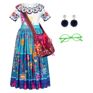 Disfraces de <span class=keywords><strong>Encanto</strong></span> Mirabel para Niñas, Vestido de Princesa, Disfraz de <span class=keywords><strong>Encanto</strong></span> para Halloween y Carnaval con Accesorios Gratis - Product Image 2