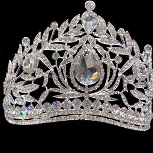 <span class=keywords><strong>Diadème</strong></span> de la couronne <span class=keywords><strong>Miss</strong></span> philippe, offre spéciale, feuille en argent, spectacle de beauté - Product Image 5