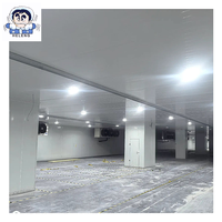 Cámara Frigorífica Industrial Grande con Sistema de Refrigeración por Amoníaco para Pescado, Mariscos y Carne