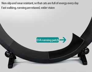 Benzersiz tasarım düşük gürültü firma baz kedi koşu tekerlek kedi koşu bandı oyuncaklar - Product Image 2
