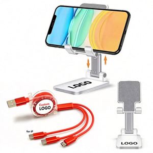 Regalos Promocionales Empresariales, Soporte de Teléfono de Escritorio con Logotipo Personalizado Impreso, Soporte Plegable para Teléfono, Soportes para Teléfono Móvil de ABS - Product Image 1