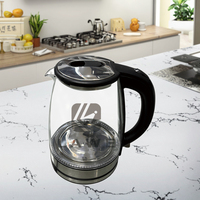 Bon prix Appareils ménagers Produits Bouilloire électrique en verre Théière Chauffe-eau électriques de haute qualité