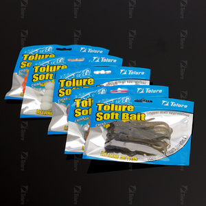 Nuevo Juego de 4 señuelos blandos biónicos de 10 cm para pesca, faldas de calamar, señuelo artificial de TPE de silicona para <span class=keywords><strong>pulpo</strong></span>, señuelo de plástico blando para <span class=keywords><strong>pulpo</strong></span> - Product Image 6