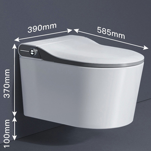 Serbatoio d'acqua integrato a parete con controllo vocale di piccole <span class=keywords><strong>dimensioni</strong></span> per bagno Smart <span class=keywords><strong>wc</strong></span> a parete con certificazione - Product Image 6