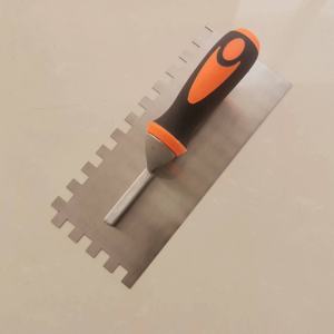 <span class=keywords><strong>Spatule</strong></span> pour carrelage, poignée en plastique de carbone pour la construction, truelle en acier inoxydable, truelle en plâtre - Product Image 5
