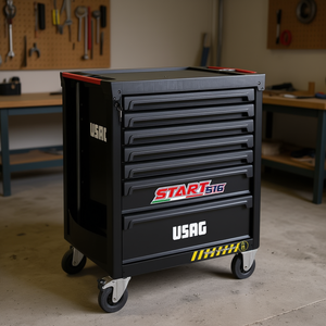 Usag Start 6 Armoire à outils à 7 tiroirs, chariot de rangement roulant pour atelier - Product Image 3