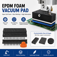 Plaque en mousse EPDM à cellules ouvertes Wenjin sur mesure pour ventouse industrielle, pour applications de manutention de matériaux sans marquage pour EOAT de robot