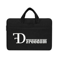 Tas Laptop Neoprene Portabel Ramah Lingkungan dengan Ritsleting dan Desain Kustom, Dilengkapi Warna & Logo Sesuai Pesanan
