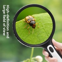 Super grande loupe LED 145MM lecture éclairée pour les enfants âgés Observation transfrontalière une pièce livraison directe