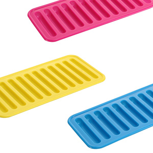 Strumento per gelato in gomma siliconica flessibile a sgancio facile sottile per bastoncini di ghiaccio stampo per vassoio stretto - Product Image 5