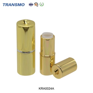 <b>Empty</b> Lip Gloss <b>Bottle</b> Packaging Gold Package Lip Gloss Round Lip Gloss Tube Container <b>Plastic</b> Tubes - Product Image 1