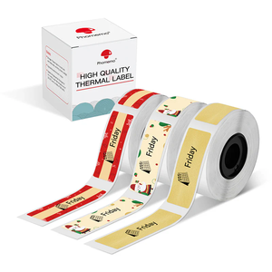 <span class=keywords><strong>Mini</strong></span> Etiquetas Adhesivas en Colores Dorado, Blanco y Mixtos, 3 Rollos para Impresora de Etiquetas Phomemo D30/D35/Q30/Q30S - Product Image 2