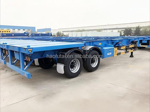 Semi-remorque squelette durable et populaire en Afrique avec une structure à haute stabilité pour le <span class=keywords><strong>transport</strong></span> de conteneurs à l'étranger - Product Image 3