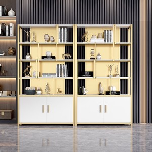 Nuevo Estante Estilo Chino, Vitrina Moderna de Lujo para Sala de Té y Separador de Ambientes, Estantería para Sala de Estar y Oficina - Product Image 3