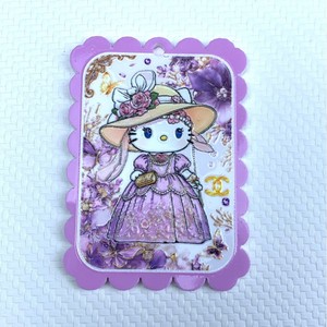 Cadena para Teléfono Móvil con Cuentas de Lámina Impresas por Ambos Lados, Base Plateada Dimo Di mo Rosa, Serie Temática, Accesorios - Product Image 4