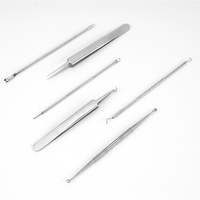 6Pcs Blackhead Blemish Removers Blackhead Remover Tool Pimple Popper Kit Extractor Tool Acne Needles With Storage Case