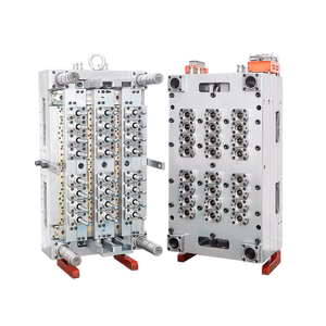 Moule d'injection multi-cavités à valve pour préformes PET en acier sur mesure pour bouteilles d'eau, de boissons et d'huile, 12g-750g, 3 millions de coups - Product Image 3