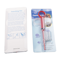 Kit d'alimentation pour animaux de compagnie (chiens et chats) avec seringue à pilules, haute qualité, prix de gros, distributeur de médicaments en PP+Silicone, facile à nettoyer