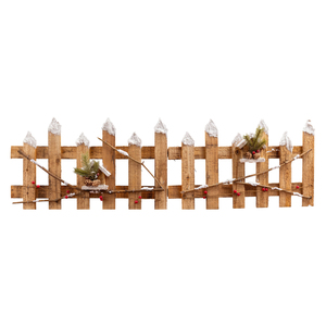 Nordic Rural Style Wooden <b>Christmas</b> <b>Tree</b> <b>Base</b> Fence Style Skirt Foldable Design Easy Storage Festive Holiday Party Decoration - Product Image 6