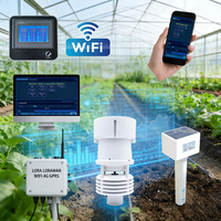 Système RS485 LORA LORAWAN 4G WIFI, détecteur de sol tubulaire à 3, 4 ou 5 couches, capteur d'humidité et de température avec serveur et logiciel