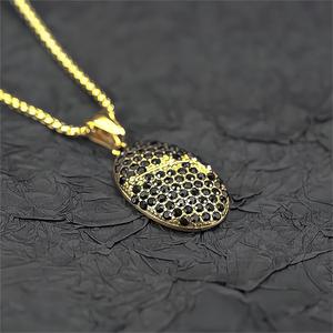 Collar de Acero Inoxidable para Hombre con Colgante de Constelación y Engaste Pavé, Joyería Hip Hop, Regalo, Collares de Moda - Product Image 2