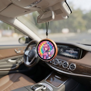 Badge de <span class=keywords><strong>voiture</strong></span> numérique <span class=keywords><strong>Nikko</strong></span> Beambox via application : Mise à jour d'image et vidéo de 10 secondes, écran tactile 1,83 pouces longue durée pour écran numérique. - Product Image 1