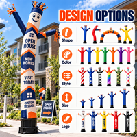 Ballon publicitaire gonflable Air Dancer pour événements promotionnels, signalisation routière, attirage de visiteurs, affichage personnalisé de votre marque