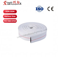 Tuyau d'incendie Xingli SWFH-02 simple/double/durable en PVC/NBR/EPDM/PU de haute qualité, système de canalisations anti-incendie ASTM 0,8MPa-1,6MPa